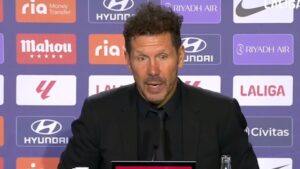 Atltico de Madrid: Simeone: «Hicimos el partido que el hincha quiere ver, con ese espritu somos ms fuertes»