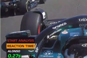 F1 GP Japn 2023: El tiempo de reaccin, de slo 0.27 de Alonso, sigue causando admiracin en la F1