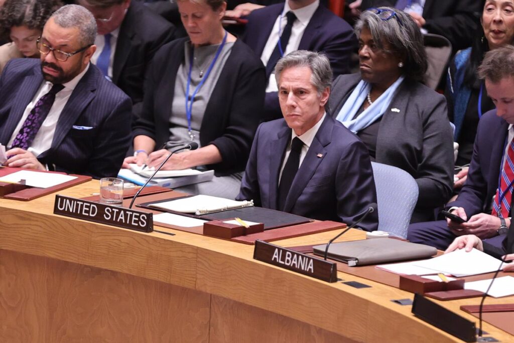 Blinken critica ante el Consejo de la ONU el encuentro entre Putin y Kim Jong Un