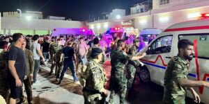 Al menos 100 muertos y más de 150 heridos por el incendio en una boda en Irak