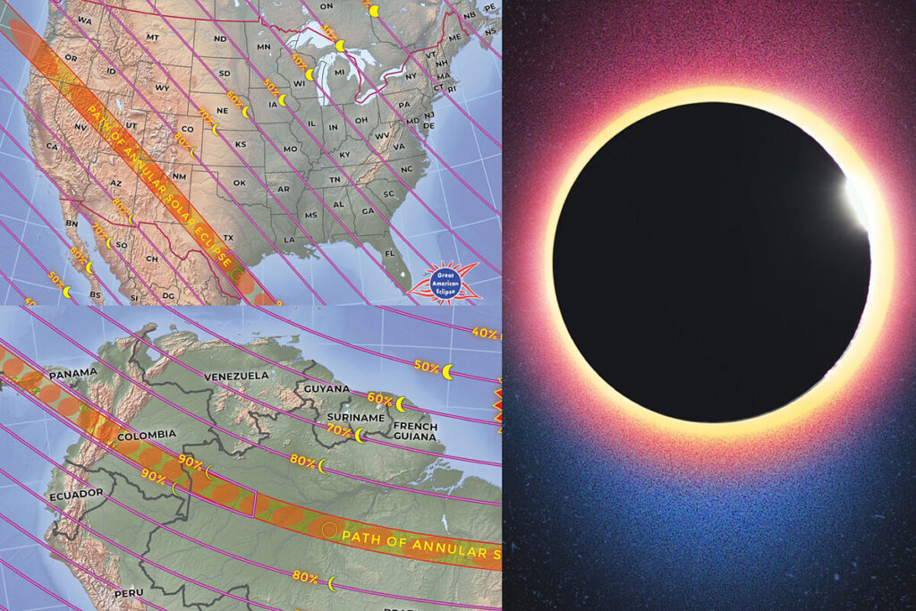 Eclipse de sol anular: ¿cuál es la mejor hora y lugar para verlo en Colombia y América, hoy 14 de octubre?