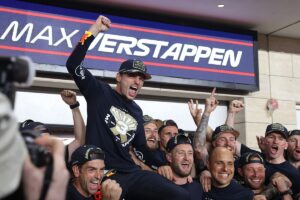 GP EEUU F1 2023: Verstappen, un campen fiel