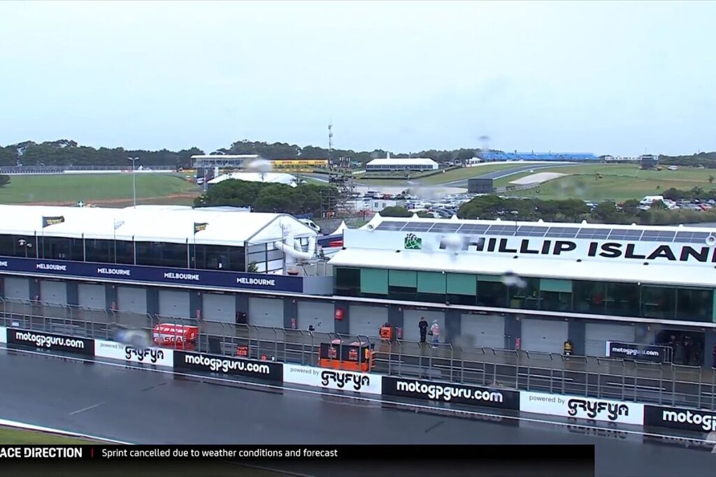 GP Australia MotoGP 2023: Cancelado el Sprint por el mal tiempo