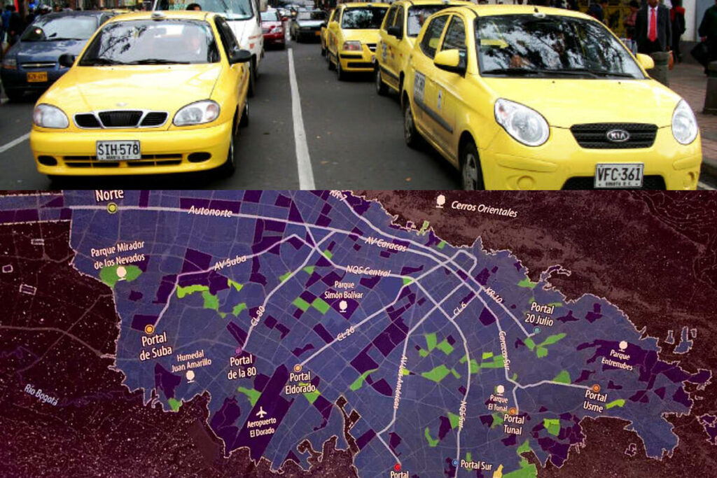Paro de taxis en Colombia, mircoles 25 de octubre 2023: bloqueos, en vivo, y razones de protestas