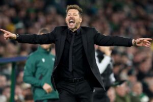 Atltico de Madrid: Simeone: «En la segunda jugamos como hay que jugar en Champions: valenta, jerarqua y personalidad»