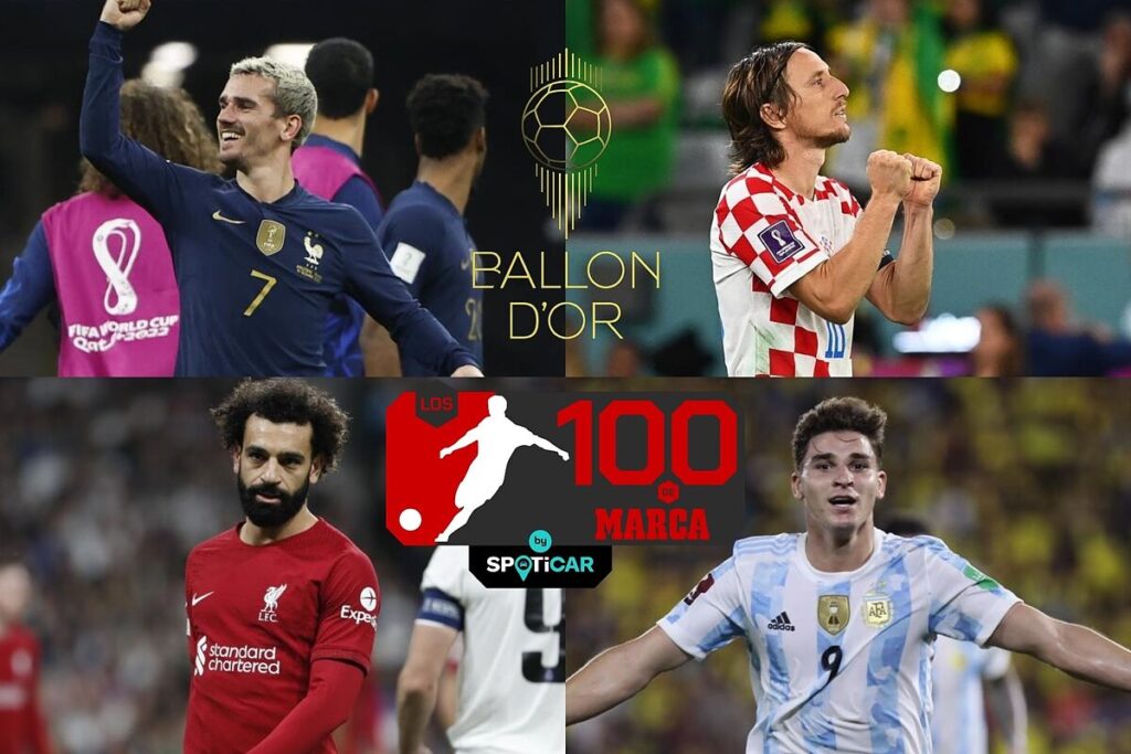 Baln de Oro 2023: Diferencias y similitudes entre el top-30 del Baln de Oro y los 100 de MARCA: Griezmann, Modric, Salah…
