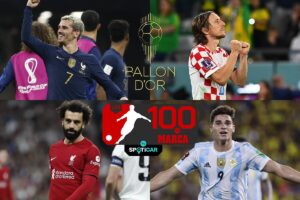 Baln de Oro 2023: Diferencias y similitudes entre el top-30 del Baln de Oro y los 100 de MARCA: Griezmann, Modric, Salah…