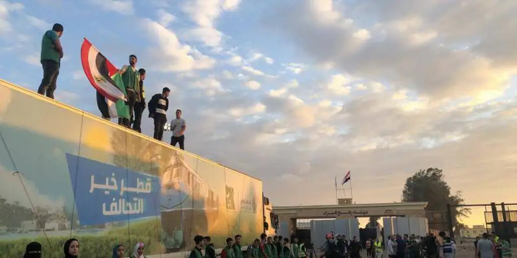 Israel permitirá la llegada de ayuda humanitaria a Gaza desde Egipto