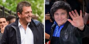 Massa gana en las urnas con un 36% de los votos y habrá segunda vuelta con Milei