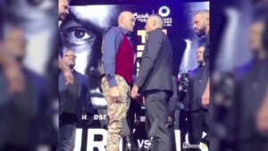 Boxeo: Tyson Fury la arma delante de Sylvester Stallone: «Que me chupen…»