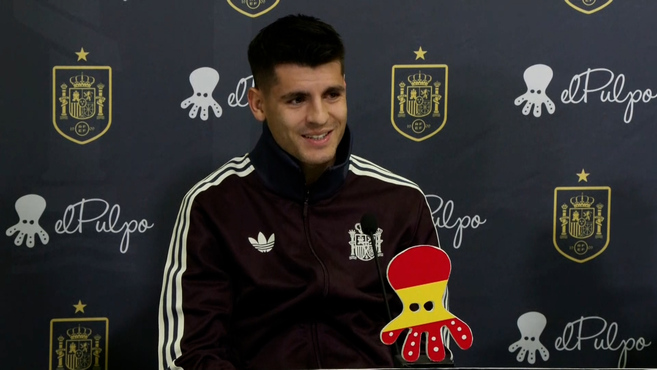 Seleccin espaola: Morata: «No pienso en el Baln de Oro»