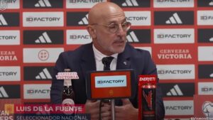 Seleccin espaola: De la Fuente: «Gavi estaba roto, desolado; el vestuario pareca un funeral»
