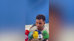 Real Madrid: Rodrygo: «El Madrid no me deja hablar de lo que pas con Messi»