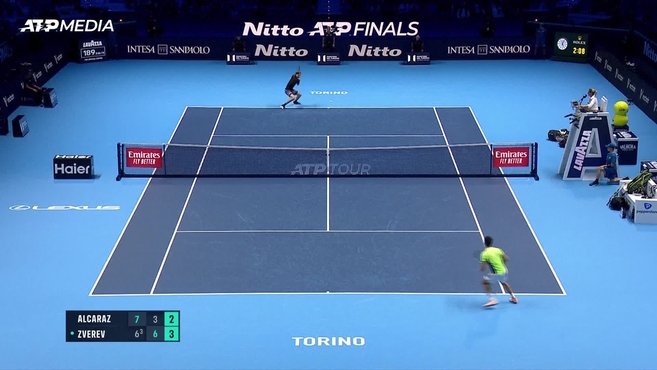 ATP Finals 2023: Zverev dio el susto con una accin muy parecida a la que lesion de gravedad en Roland Garros