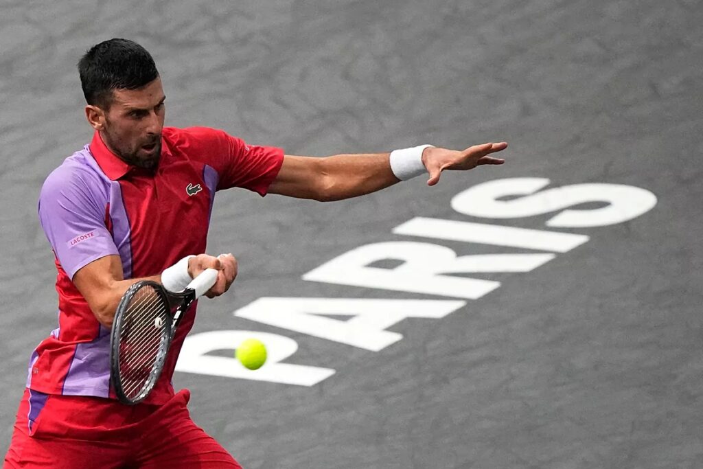 Masters 1000 Pars – Bercy 2023: Djokovic pasa a octavos de Pars-Bercy y le roba otro rcord a Nadal: 1.289 partidos jugados