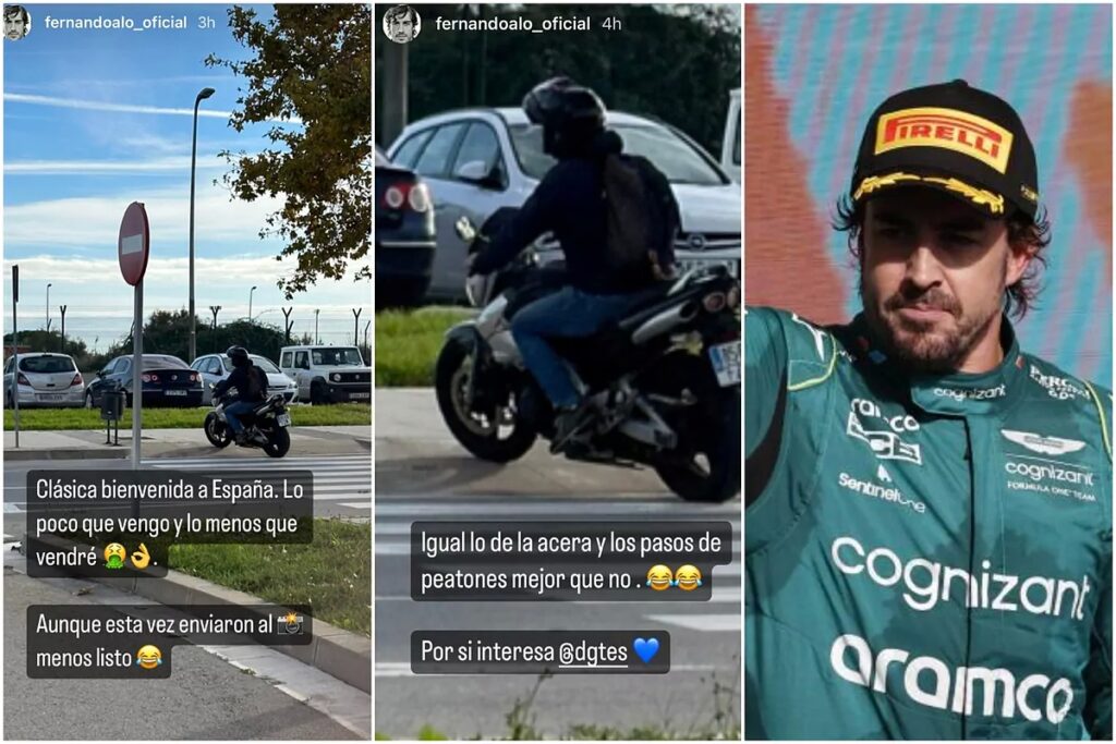DGT: Alonso se harta de los paparazzi a su llegada a Espaa: «Lo poco que vengo y menos que vendr»