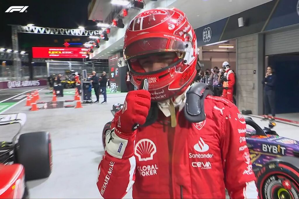 GP Las Vegas 2023: Leclerc pole y Sainz segundo, apabullan a Verstappen; Alonso saldr noveno