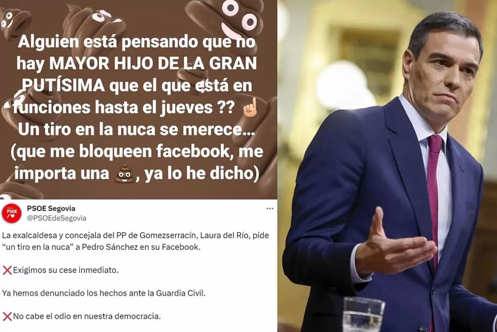 Una concejala del PP escribe en su Facebook que «Pedro Snchez se merece un tiro en la nuca»