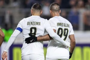 Liga Arabia Saud: Benzema puso el ftbol y Hamdallah los goles en la primera victoria de Gallardo con Al Ittihad