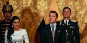 El presidente de Ecuador decreta enviar de manera «indefinida» a Israel a su vicepresidenta, para velar por la paz