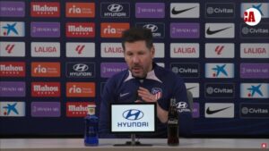 Atltico de Madrid: Simeone: «Morata necesita del equipo y el equipo necesita del Morata contundente»