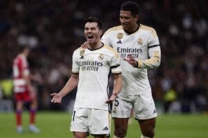 Real Madrid: Brahim: «Me he roto las medias como Jude a ver si no se me suben los gemelos como a l…»