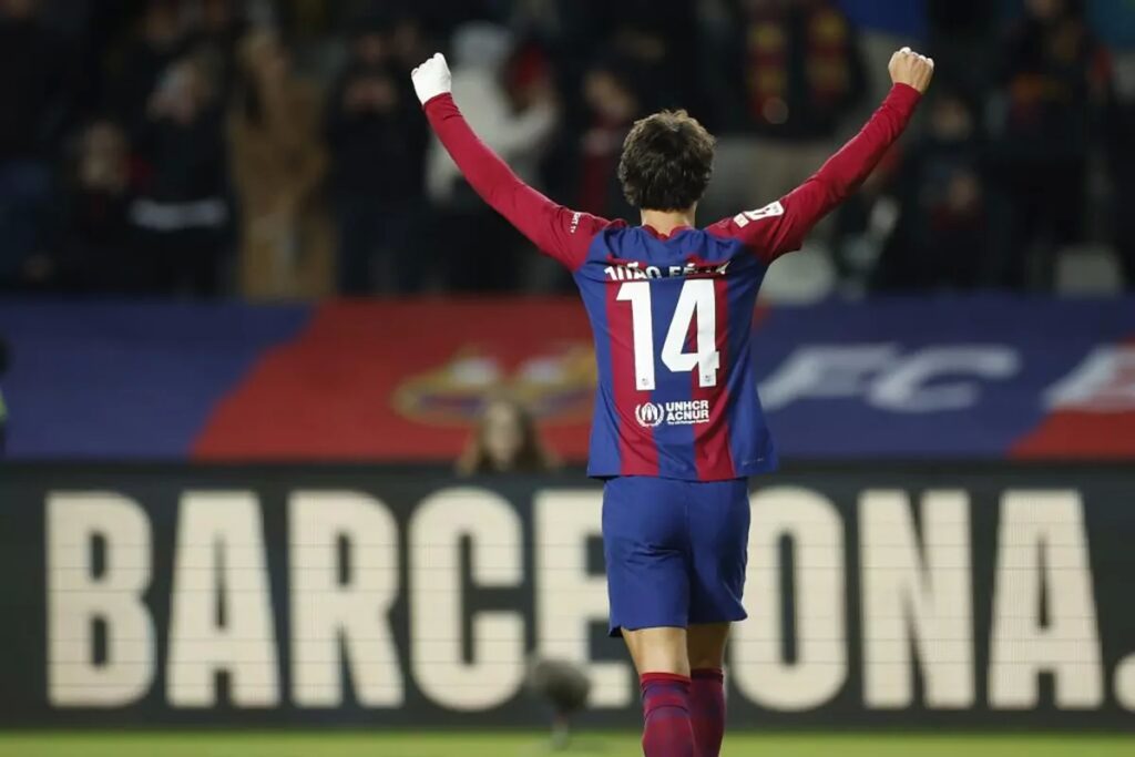 Barcelona-Atltico de Madrid | LaLiga EA Sports: Joao Flix: «La celebracin ha sido un alivio por todo lo que viv el ltimo verano»