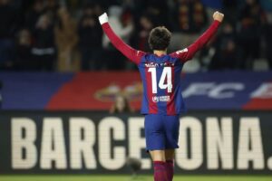 Barcelona-Atltico de Madrid | LaLiga EA Sports: Joao Flix: «La celebracin ha sido un alivio por todo lo que viv el ltimo verano»