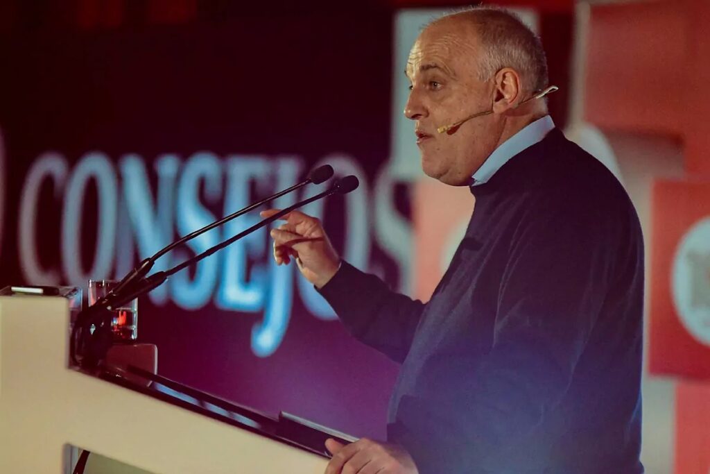 Javier Tebas, elegido presidente de LaLiga