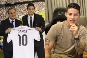 James revela cmo lo convenci Florentino y los equipos que lo quisieron Messi o Cristiano?