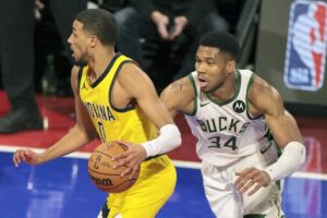NBA: La locura de los Pacers se mete en la final de la Copa NBA a pesar de un gran Antetokounmpo