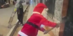 La Policía peruana liderada por Santa Claus desmantela el grupo de narcotraficantes los ‘Renos del mal’