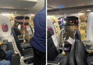 EE.UU. inmoviliza 171 aviones Boeing 737 MAX 9 tras la pérdida de fuselaje de este modelo en un vuelo de Alaska Airlines