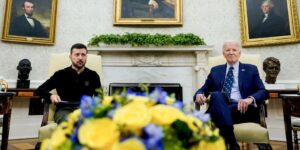 Zelenski presiona a Biden para que le autorice a lanzar misiles a Rusia