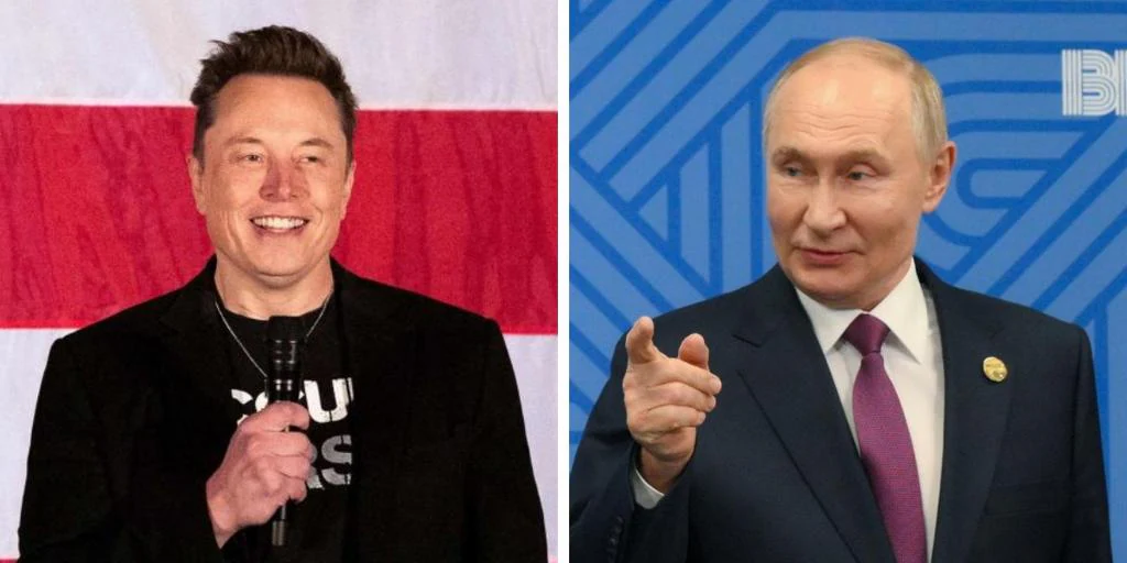 Vladimir Putin y Elon Musk mantienen regularmente el contacto desde 2022