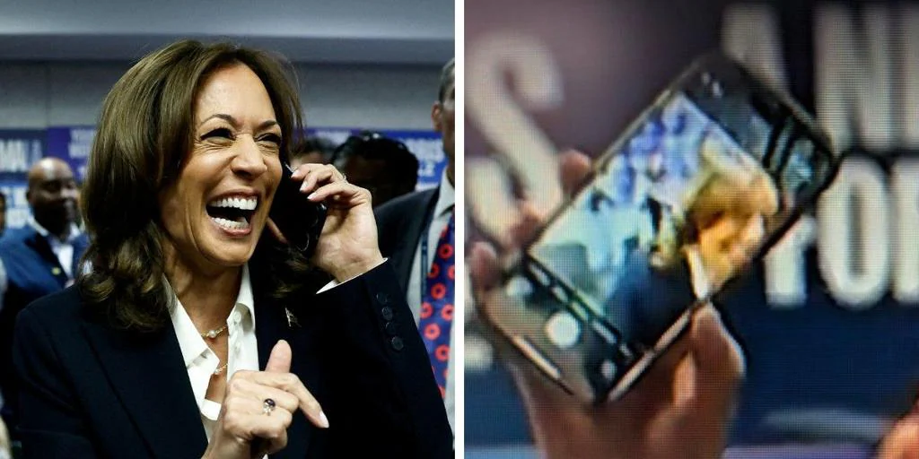 ¿Llamada ‘fake’ de Kamala Harris a un votante en directo? Esta es la explicación