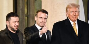 Macron reúne a Trump y Zelenski en el Elíseo antes de la reapertura de Notre Dame