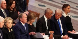 Risas, afrentas y ajuste de cuentas en el encuentro de todos los presidentes de EE.UU.