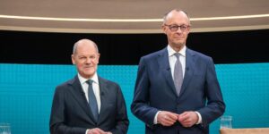 Scholz y Merz ponen la primera piedra de la próxima gran coalición alemana