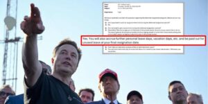 Trump y Musk ofrecen despidos con vacaciones incluidas