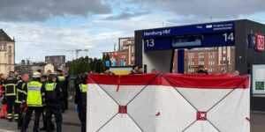 Al menos 12 heridos, tres de ellos en estado crítico, en un apuñalamiento en la estación de trenes de Hamburgo