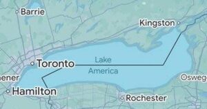 Google Maps cumple el deseo de Trump y cambia el nombre del ‘lago Ontario’ a ‘lago América’ en EE.UU.