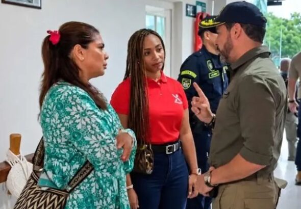 Abelardo encaró a representante y gobernadora de San Andrés