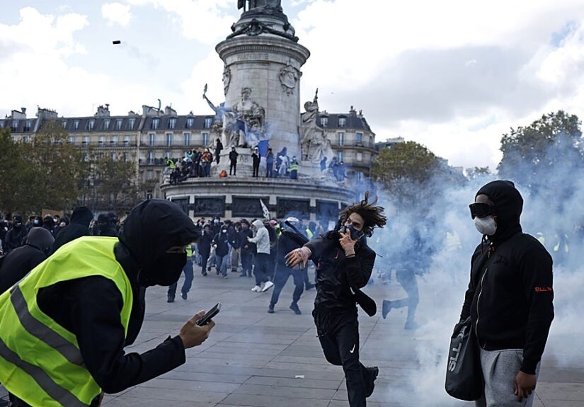 Al menos 166 detenidos en las protestas en Francia contra el coste de la vida