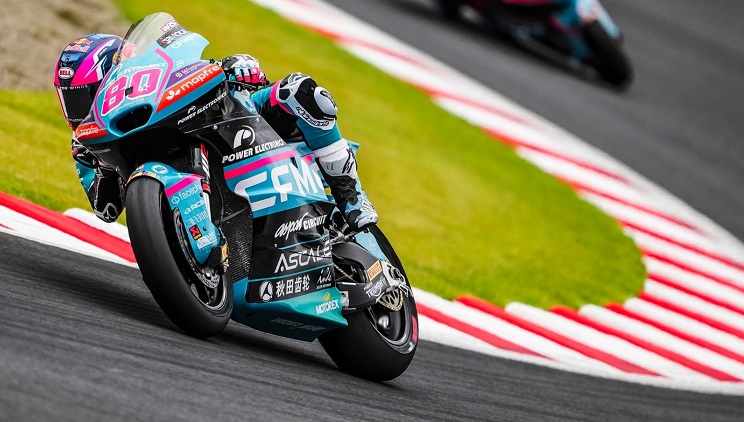 Aparatoso accidente sufrió el piloto David Alonso en el Gran Premio de Indonesia