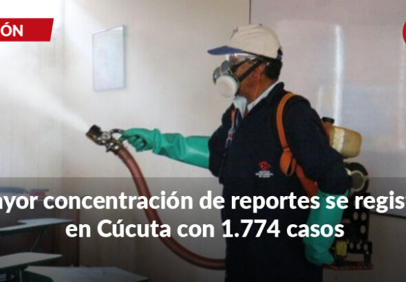 Autoridades de salud reportan más de 5.700 casos de dengue en Norte de Santander