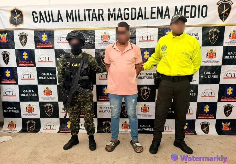 Capturan en el Cesar a alias Muco, uno de los más buscados de Norte de Santander