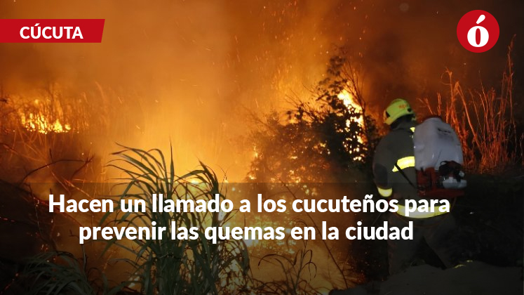 Cúcuta entra en alerta roja por riesgo de incendios forestales ante altas temperaturas