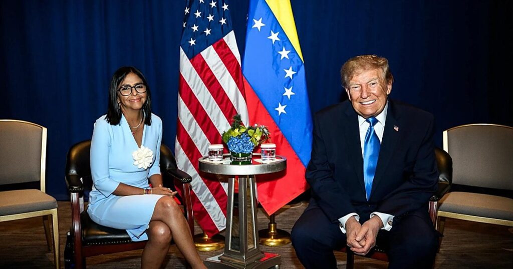 Delcy Rodríguez blanquea su imagen en el exterior sin poner fecha a las elecciones