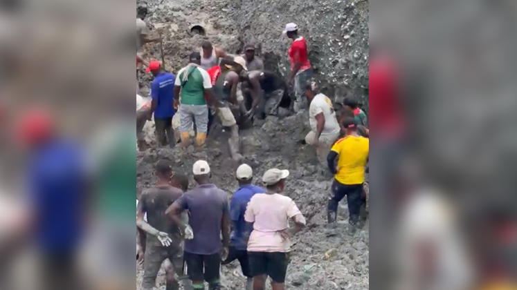 Deslizamiento en mina de oro en Nariño deja nueve fallecidos y decenas de desaparecidos
